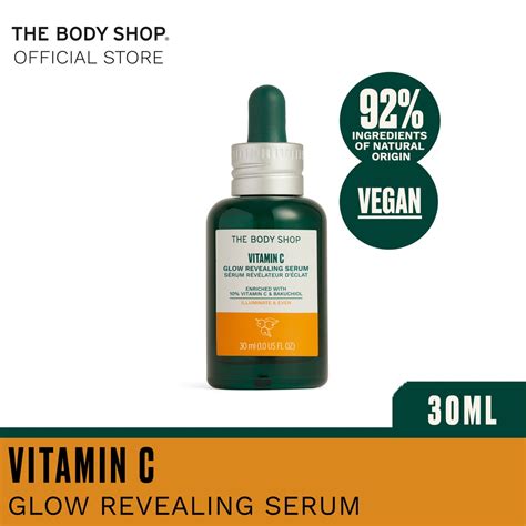 The Body Shop Vitamin C Glow Revealing Serum 30ml Shopee Singapore