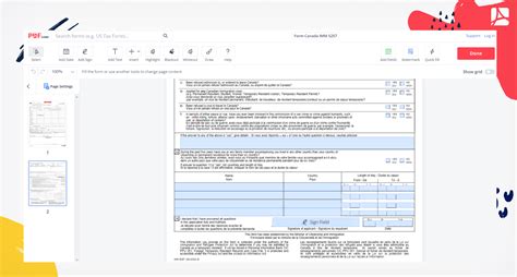 Imm 5257 Form Application For Temporary Resident Visa— Pdfliner