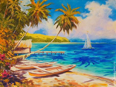 Tropical Oil Painting At Explore Collection Of