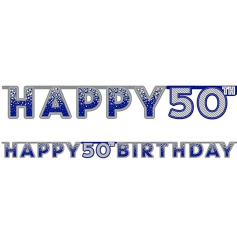 50th Birthday Banner Etsy