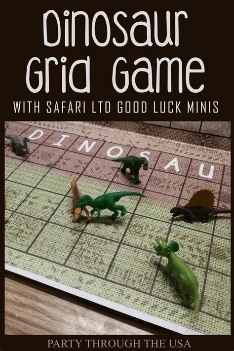 Dinosaur Grid Game With Safari Ltd Good Luck Minis