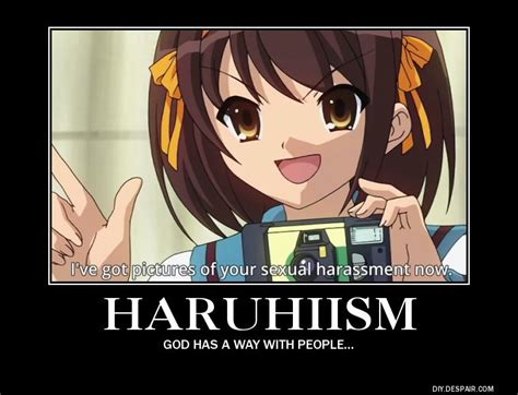Haruhiism The Melancholy Of Haruhi Suzumiya Know Your Meme