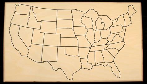 Us Map Puzzle With State Capitals