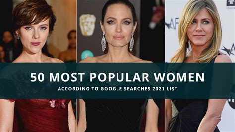 50 Most Popular Women In The World 2021 List