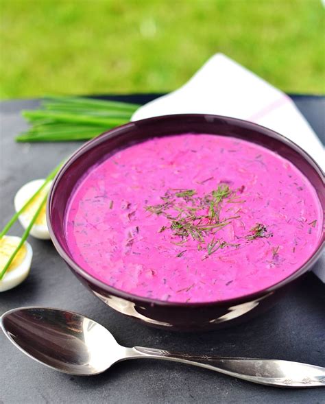Polish Chilled Beet Soup Chlodnik Everyday Healthy Recipes