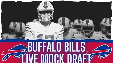 2021 Nfl Live Mock Draft Series Buffalo Bills Youtube