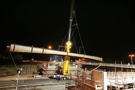 Constructing Excellence Berkshire M4 Bridge Beam Lift
