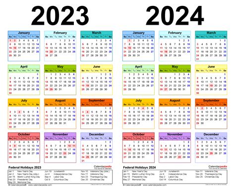 2023 And 2024 School Calendar Template 2023 2024 Calendar Template