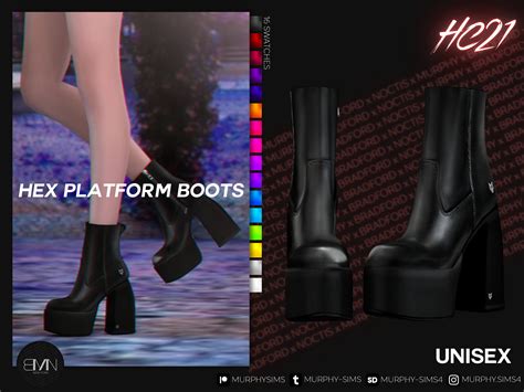 Sims 4 Hex Platform Boots The Sims Book