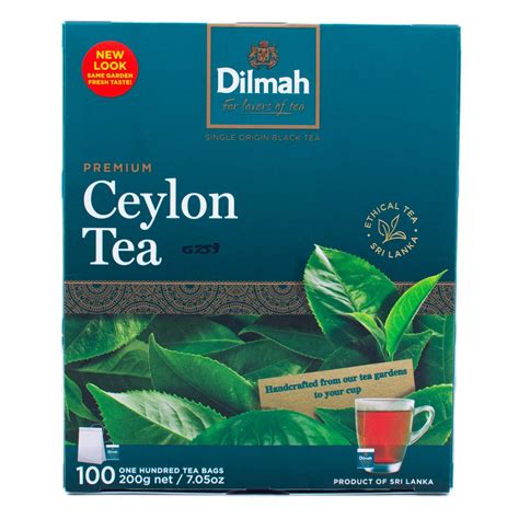 Buy Dilmah Premium Ceylon Tea 200g 100 Tea Bags Online At