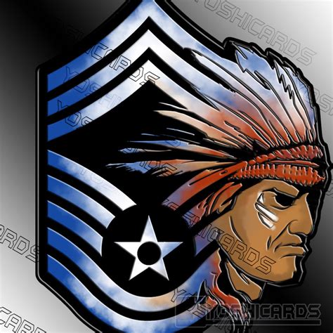 Male Air Force Chief Master Sergeant Cmsgt Usaf United States Etsy