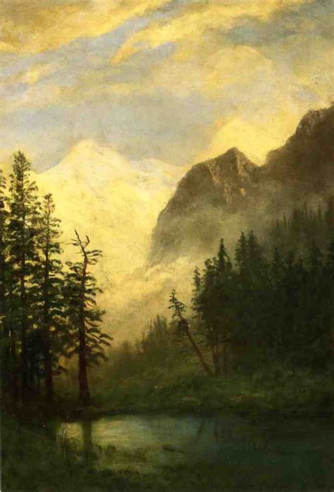 Mountain Landscape Albert Bierstadt Encyclopedia Of