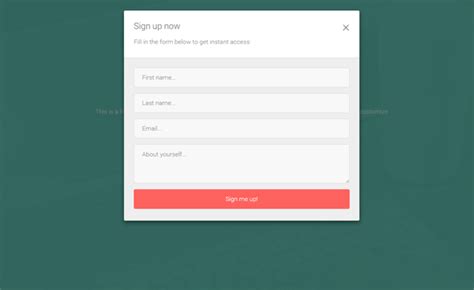 Bootstrap Modal Registration Forms 2 Free Templates Azmind