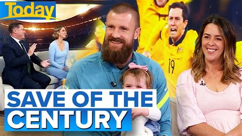 Socceroos Goalkeeping Hero Explains Grey Wiggle Antics Against Peru