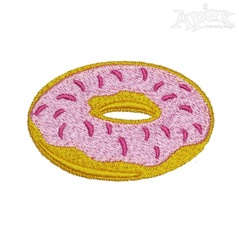 The Donut Embroidery Design