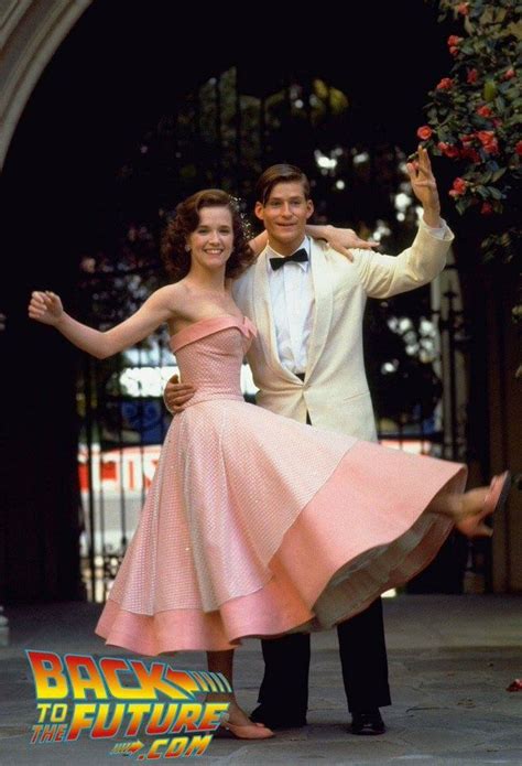 Lea Thompson And Crispin Glover As Lorraine Baines And George Mcfly In