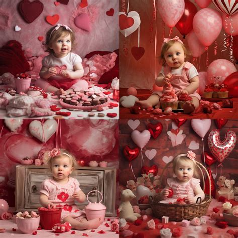 Love Bug Valentine Photoshoot Ideas For Baby Girls Mom And Newborn
