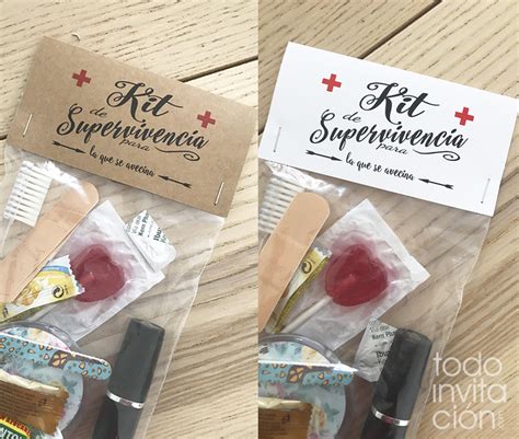 Tiritas para esos zapatos malvados, antiacidos para estómagos delicados, chicles, tampones, pañuelos de papel, colirio, imperdibles, espejo de bolsillo y. Etiquetas para tu kit de supervivencia de boda - gratis