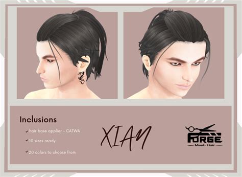 Second Life Marketplace Xian Mesh Hair