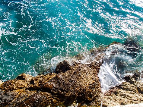 картинки берег воды природа камень океан лето отпуск путешествовать Приморский