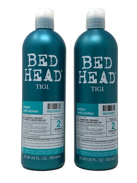 Tigi Bed Head Recovery Shampoo Conditioner 25 36 Oz Duo 2 Pack