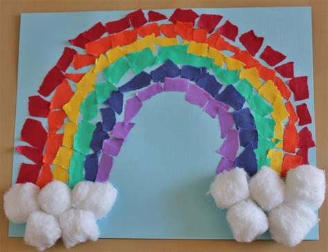 Rainbow Art Project Rainbow Crafts Rainbow Crafts Preschool Rainbow Art