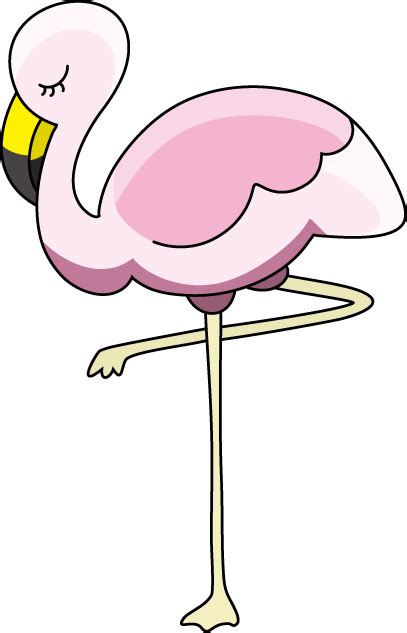 Flamingo Cartoon Clip Art Library