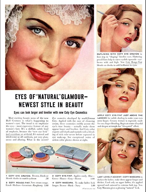 Vintage Coty Makeup Ad Vintage Makeup Ads Vintage Makeup Retro