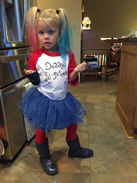 Diy Harley Quinn Costume Child Emogene Houghton