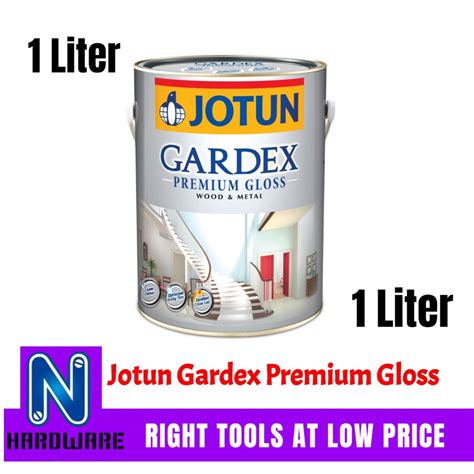 Jotun Gardex Premium Gloss Paint Wood Metal Page 1 Cat Minyak Kayu