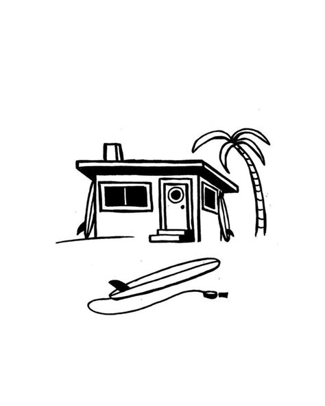 Surf Shack For Riparide T Shirts Dessin Surf Art Du Surf