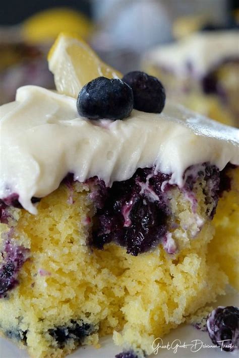 Lemon Blueberry Poke Cake Is The Perfect Summer Cake Recipe Both Refreshing And Delicious