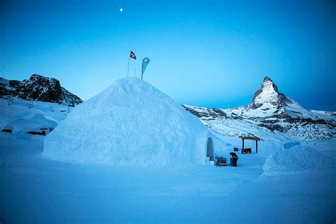 Thanks for supporting our small business! Grootste Iglo ter wereld met uitzicht op Matterhorn - ECKTIV