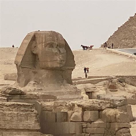 Here He Is The Sphinx An Awesome Sight In Giza Loved The Old Guy