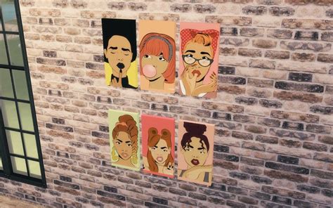 17 Best Images About Sims 4 Wall Decor On Pinterest