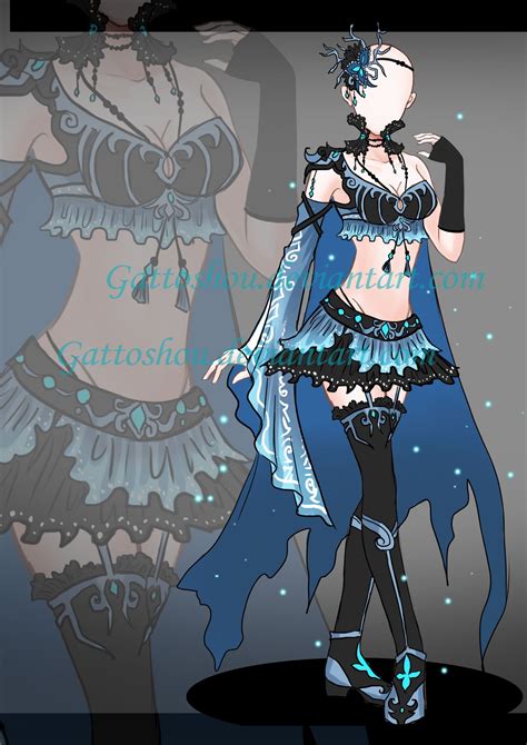Outfit Adopt 85 [ Auction ] [ Open ] By Gattoshou Anime Outfits Character Outfits Fantasy