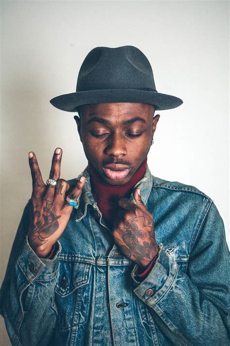 Young Tattooed Black Man Modelling By Kkgas