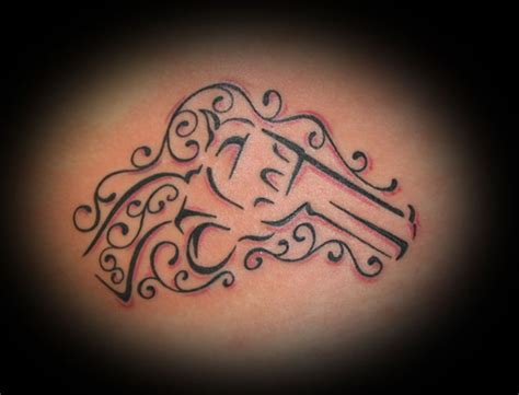 Girly Gun Tattoos