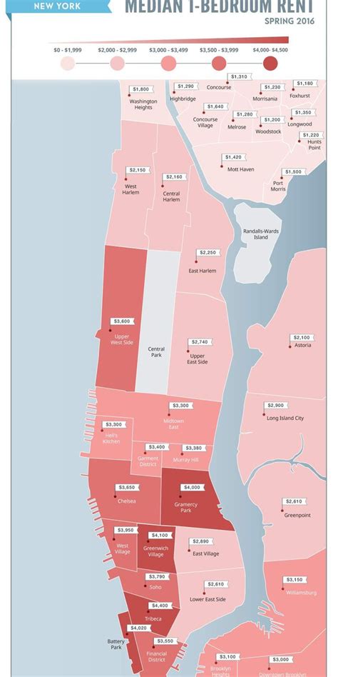 These Maps Show The Stupidly High Rents Across Nyc Neighborhoods Rent