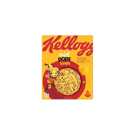 Kelloggs Honey Pops Loops 375 Gr