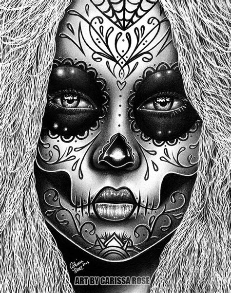 Pin By Renee Stouffer On Dia De Los Muertos Sugar Skull Girl Tattoo Sugar Skull Girl Skull