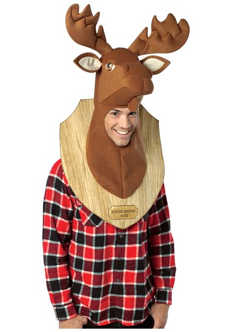 Cheap halloween decoration sales and discounts. Trophy Head Loose Moose Costume