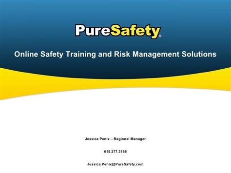 Pure Safety Services Overview