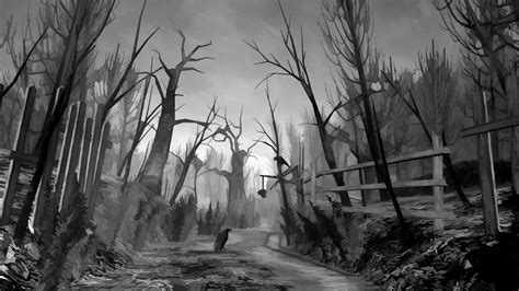 Creepy Forest Wallpapers On Wallpaperplay Creepy Gothic Forest