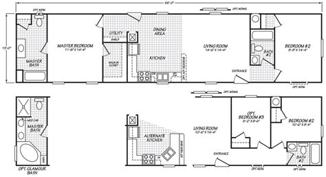 Floor Plan For 1976 14x70 2 Bedroom Mobile Home Mobile Home Floor