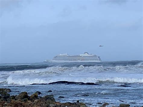 Passengers Airlifted From Crippled Cruise Ship In Storm Off Norway