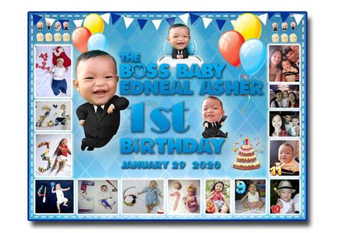 51.dear boss, your birth day is as punctual as you. Baby Boss | Birthday tarpaulin design, Boss baby, Baby ...
