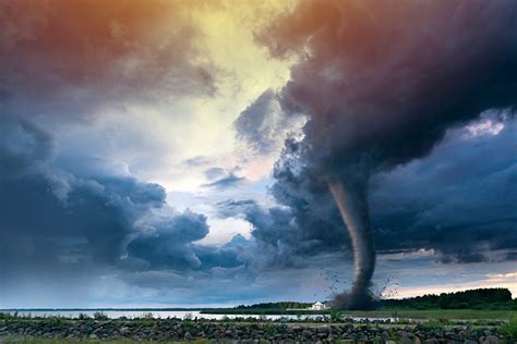 A tornado is a violently rotating column of air, in contact with the ground, either pendant from a cumuliform cloud or underneath a cumuliform cloud, and often (but not always) visible as a funnel cloud. Tornado Dream Interpretation - The Symbolism
