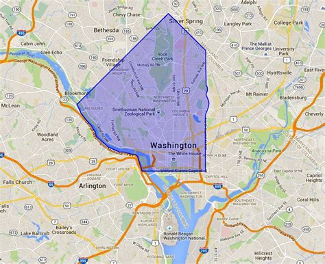 What to do, where to go, things to do. NW Washington DC: A Map and Neighborhood Guide