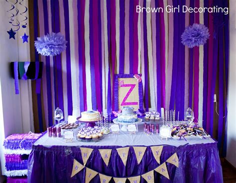 See more ideas about birthday decorations, birthday decorations at home, party decorations. A Purple Butterfly Birthday - Brown Girl Decor Blog